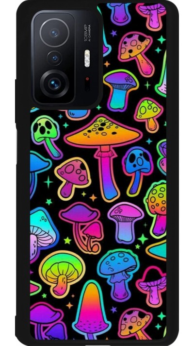 Xiaomi 11T Case Hülle - Silikon schwarz Autumn 2024 magic mushrooms