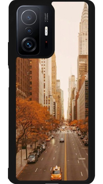 Xiaomi 11T Case Hülle - Silikon schwarz Autumn 2024 New York city