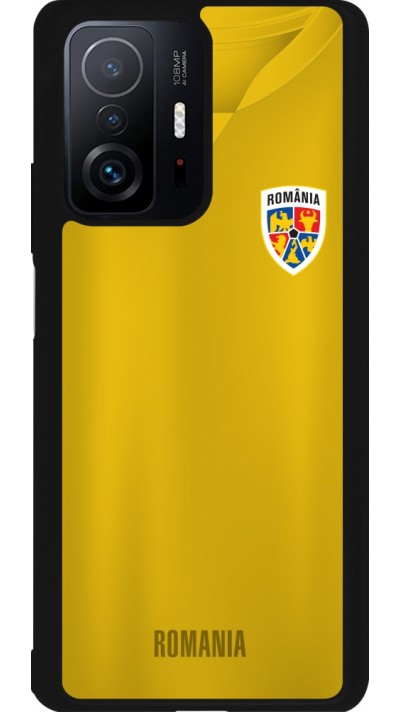 Coque Xiaomi 11T - Silicone rigide noir Maillot de football Roumanie