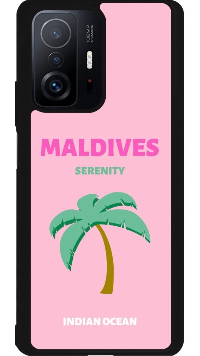 Coque Xiaomi 11T - Silicone rigide noir Pop Summer Destination Maldives