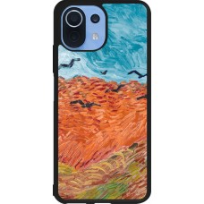 Xiaomi Mi 11 Lite 5G Case Hülle - Silikon schwarz Autumn 22 Van Gogh style