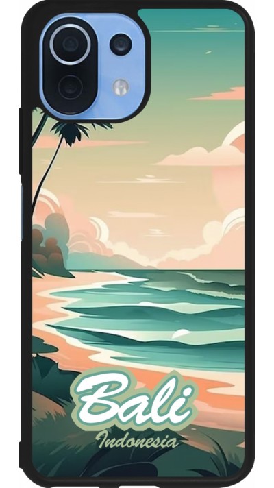 Xiaomi Mi 11 Lite 5G Case Hülle - Silikon schwarz Bali Landscape