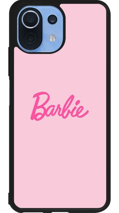 Xiaomi Mi 11 Lite 5G Case Hülle - Silikon schwarz Barbie Text