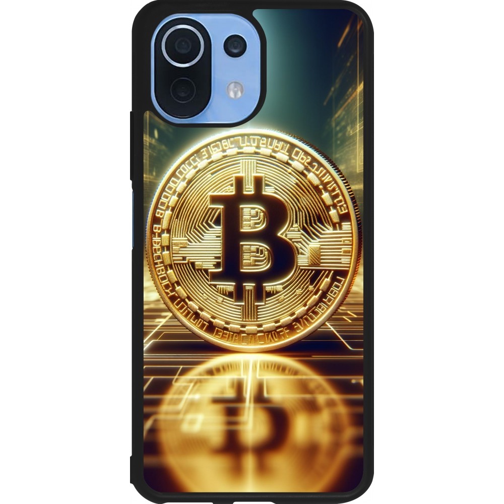 Xiaomi Mi 11 Lite 5G Case Hülle - Silikon schwarz Bitcoin Stehen