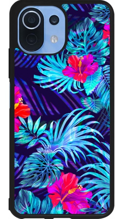 Xiaomi Mi 11 Lite 5G Case Hülle - Silikon schwarz Blue Forest