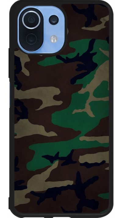 Xiaomi Mi 11 Lite 5G Case Hülle - Silikon schwarz Camouflage 3