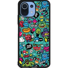 Xiaomi Mi 11 Lite 5G Case Hülle - Silikon schwarz Cartoons old school