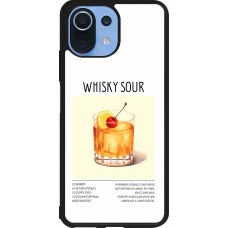 Xiaomi Mi 11 Lite 5G Case Hülle - Silikon schwarz Cocktail Rezept Whisky Sour