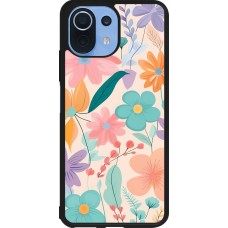 Xiaomi Mi 11 Lite 5G Case Hülle - Silikon schwarz Easter 2024 spring flowers