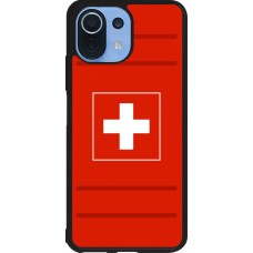 Xiaomi Mi 11 Lite 5G Case Hülle - Silikon schwarz Euro 2020 Switzerland