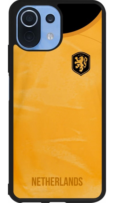 Xiaomi Mi 11 Lite 5G Case Hülle - Silikon schwarz Holland 2022 personalisierbares Fußballtrikot