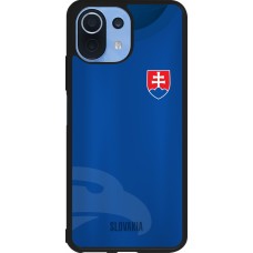 Xiaomi Mi 11 Lite 5G Case Hülle - Silikon schwarz Fussballtrikot Slowakei