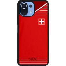 Xiaomi Mi 11 Lite 5G Case Hülle - Silikon schwarz Football shirt Switzerland 2022