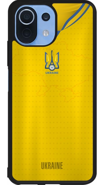Coque Xiaomi Mi 11 Lite 5G - Silicone rigide noir Maillot de football Ukraine