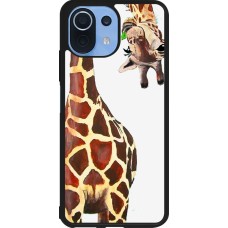 Xiaomi Mi 11 Lite 5G Case Hülle - Silikon schwarz Giraffe Fit