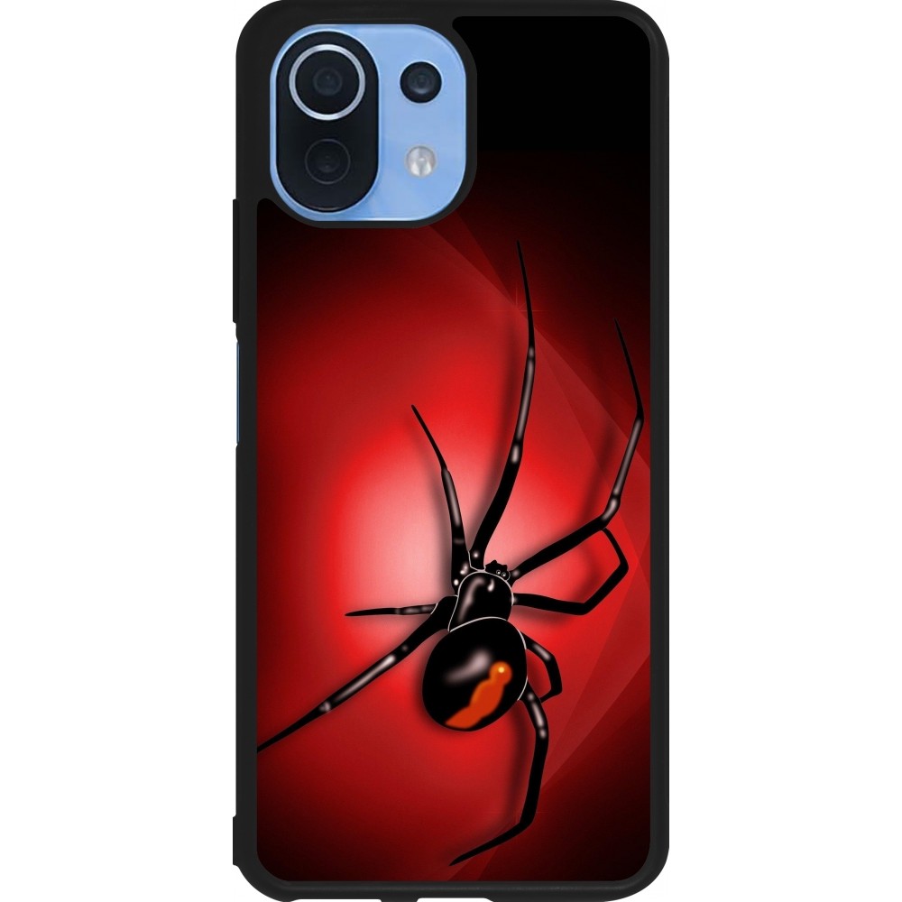 Xiaomi Mi 11 Lite 5G Case Hülle - Silikon schwarz Halloween 2023 spider black widow