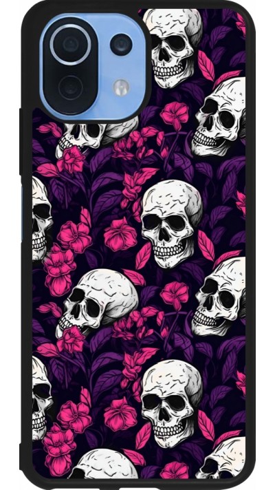 Xiaomi Mi 11 Lite 5G Case Hülle - Silikon schwarz Halloween 2024 romantic skulls