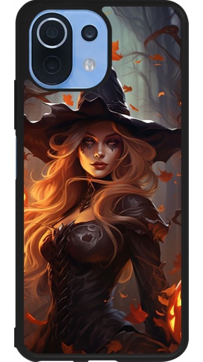 Xiaomi Mi 11 Lite 5G Case Hülle - Silikon schwarz Halloween 2024 sexy witch