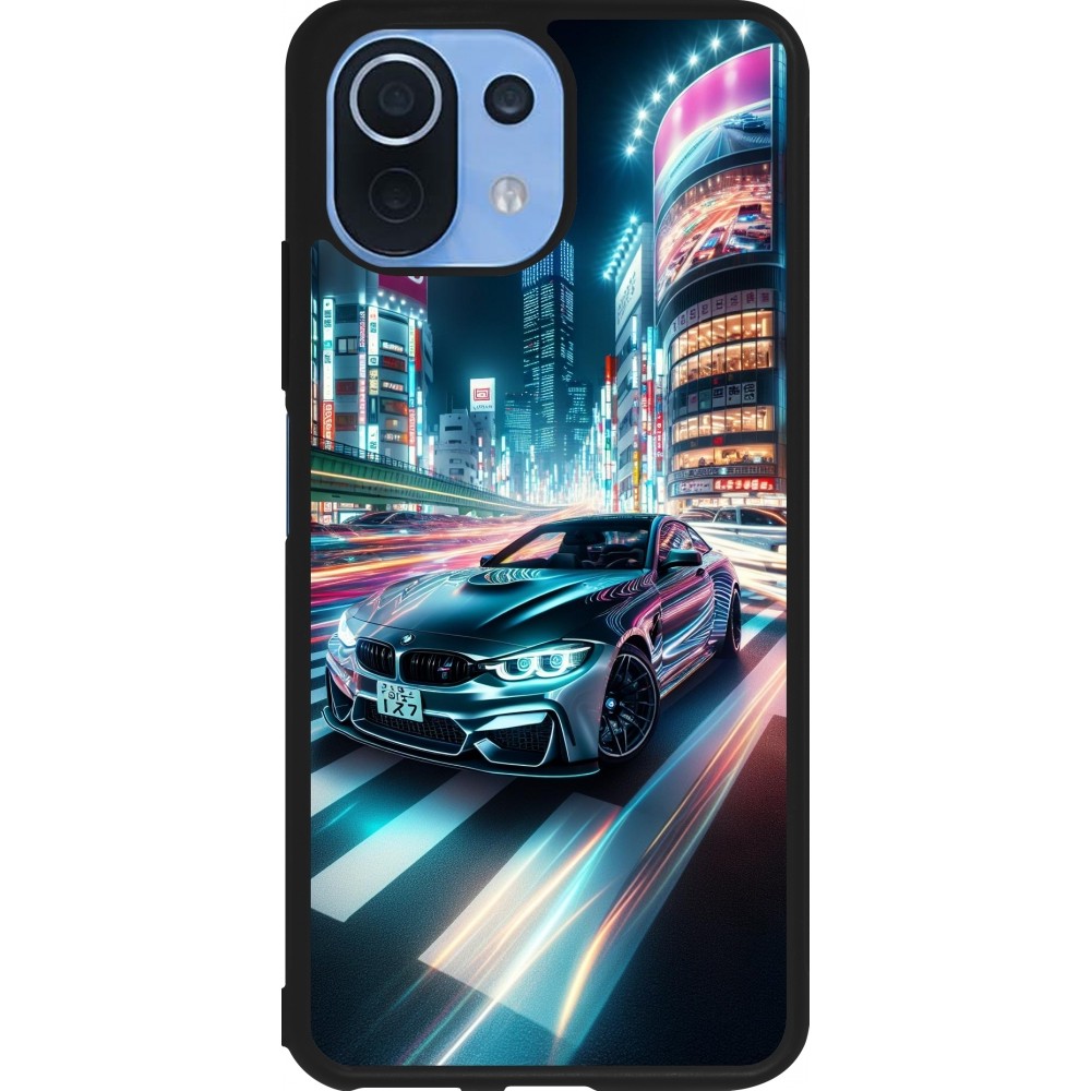 Xiaomi Mi 11 Lite 5G Case Hülle - Silikon schwarz BMW M4 Tokio Nacht