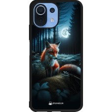 Xiaomi Mi 11 Lite 5G Case Hülle - Silikon schwarz Fuchs Mond Wald