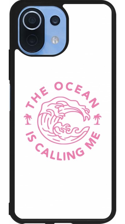 Xiaomi Mi 11 Lite 5G Case Hülle - Silikon schwarz The Ocean is calling me