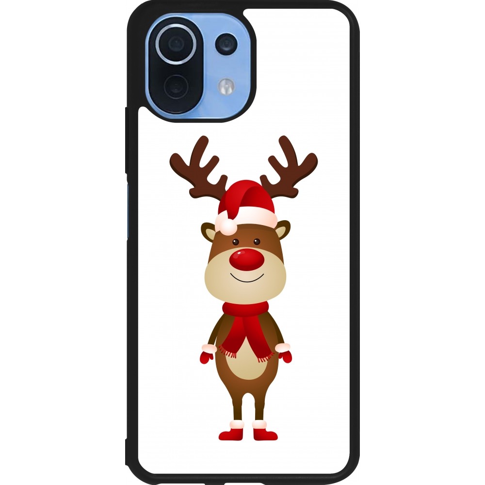 Xiaomi Mi 11 Lite 5G Case Hülle - Silikon schwarz Christmas 22 reindeer