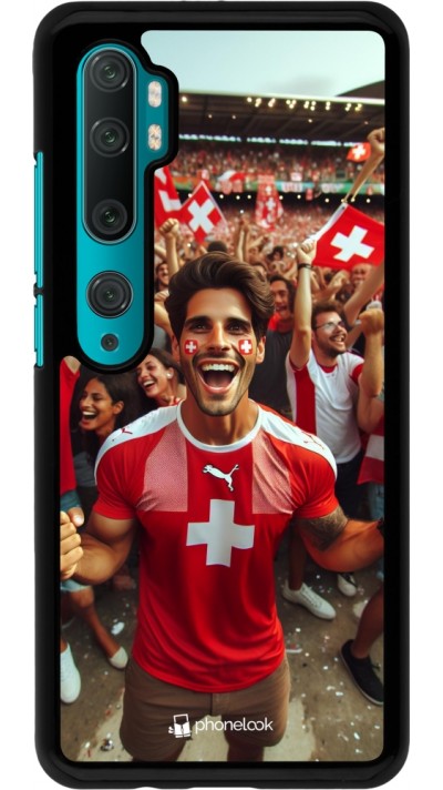 Xiaomi Mi Note 10 / Note 10 Pro Case Hülle - Schweizer Fan Euro 2024