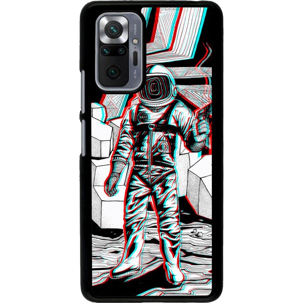 Hülle Xiaomi Redmi Note 10 Pro - Anaglyph Astronaut