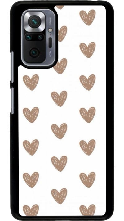 Xiaomi Redmi Note 10 Pro Case Hülle - Autumn 2024 brown hearts