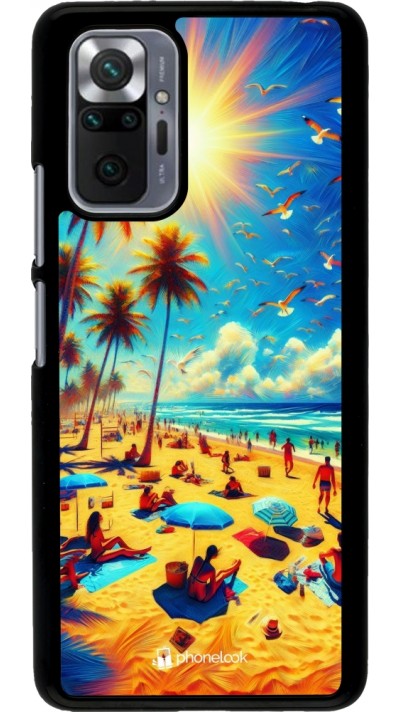 Xiaomi Redmi Note 10 Pro Case Hülle - Sommer Paradies Farbe