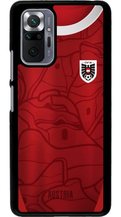 Coque Xiaomi Redmi Note 10 Pro - Maillot de football Autriche personnalisable