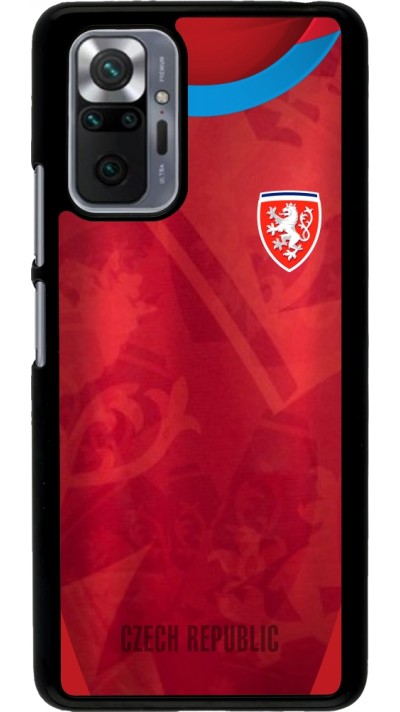 Coque Xiaomi Redmi Note 10 Pro - Maillot de football République Tchèque personnalisable