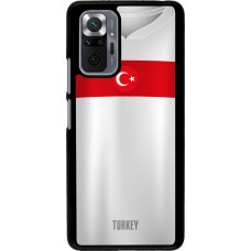 Xiaomi Redmi Note 10 Pro Case Hülle - Türkei personalisierbares Fussballtrikot