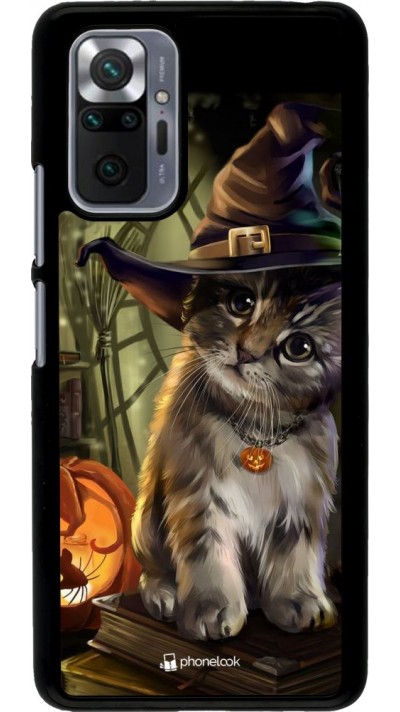 Hülle Xiaomi Redmi Note 10 Pro - Halloween 21 Witch cat