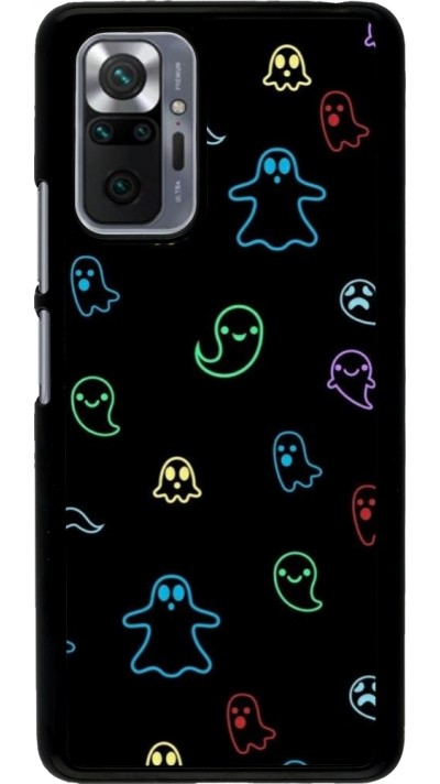 Xiaomi Redmi Note 10 Pro Case Hülle - Halloween 2024 colorful ghosts