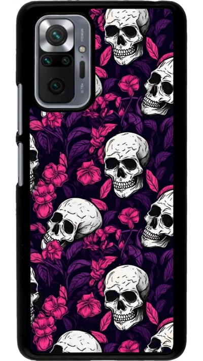 Xiaomi Redmi Note 10 Pro Case Hülle - Halloween 2024 romantic skulls