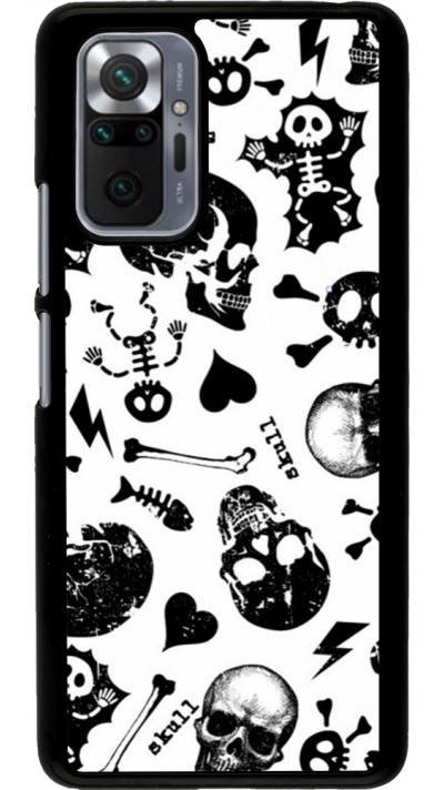 Xiaomi Redmi Note 10 Pro Case Hülle - Halloween 2024 skeleton mix