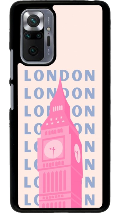 Xiaomi Redmi Note 10 Pro Case Hülle - London Pink Print