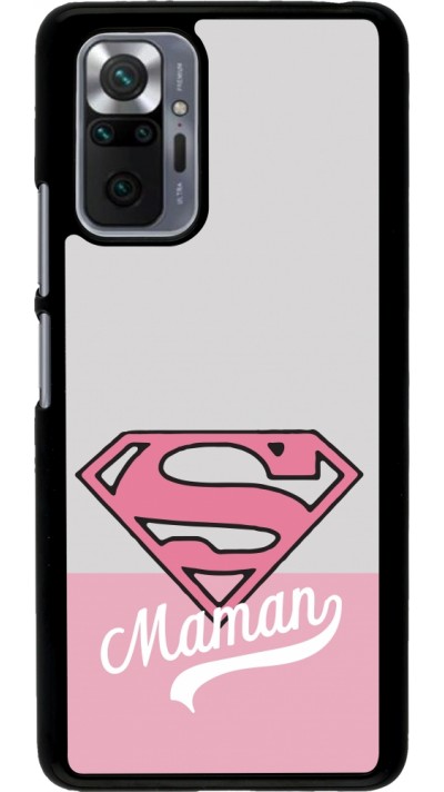 Xiaomi Redmi Note 10 Pro Case Hülle - Mom 2024 Super hero maman