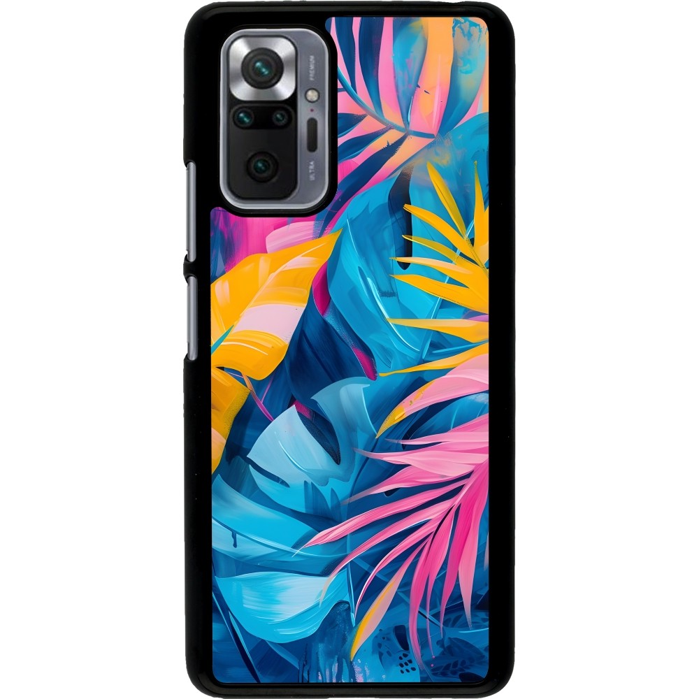 Xiaomi Redmi Note 10 Pro Case Hülle - Palms Blue