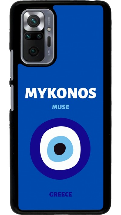 Xiaomi Redmi Note 10 Pro Case Hülle - Pop Summer Destination Mykonos