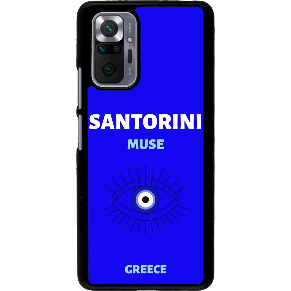 Xiaomi Redmi Note 10 Pro Case Hülle - Pop Summer Destination Santorini