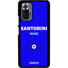 Xiaomi Redmi Note 10 Pro Case Hülle - Pop Summer Destination Santorini