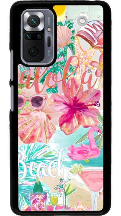 Xiaomi Redmi Note 10 Pro Case Hülle - Preppy Collage Aloha