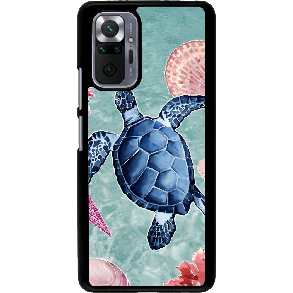 Xiaomi Redmi Note 10 Pro Case Hülle - Preppy Turtle