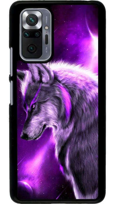 Hülle Xiaomi Redmi Note 10 Pro - Purple Sky Wolf