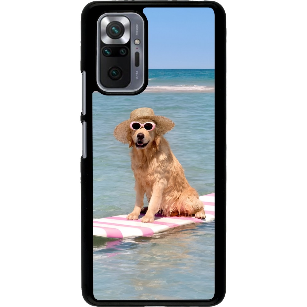 Xiaomi Redmi Note 10 Pro Case Hülle - Summer Dog on Paddle