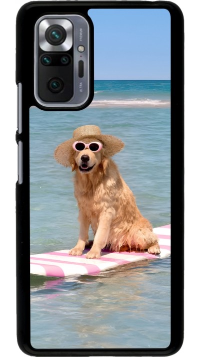 Xiaomi Redmi Note 10 Pro Case Hülle - Summer Dog on Paddle