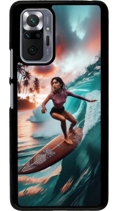 Xiaomi Redmi Note 10 Pro Case Hülle - Surferin aus Bali