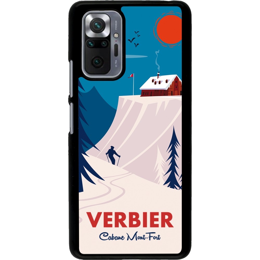 Xiaomi Redmi Note 10 Pro Case Hülle - Verbier Cabane Mont-Fort